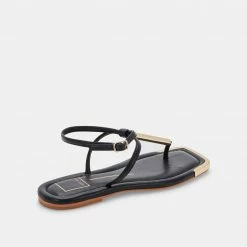 DOLCEVITA ARCHEY SANDALS BLACK STELLA