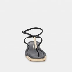 DOLCEVITA ARCHEY SANDALS BLACK STELLA