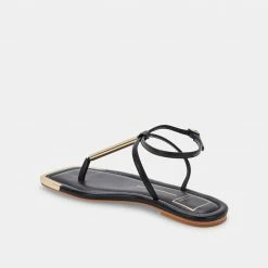 DOLCEVITA ARCHEY SANDALS BLACK STELLA