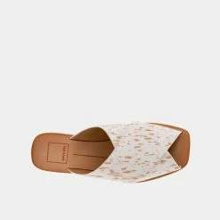 DOLCEVITA CAPRI SANDALS FAWN CALF HAIR
