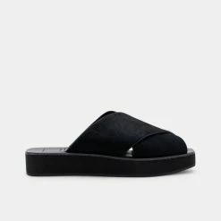 DOLCEVITA CAPRI SANDALS MIDNIGHT CALF HAIR
