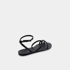 DOLCEVITA DAREN SANDALS BLACK STELLA FLATS