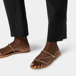 DOLCEVITA DEXLA SANDALS GOLD CRACKLED STELLA