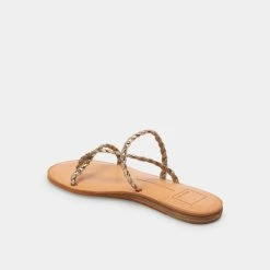 DOLCEVITA DEXLA SANDALS GOLD CRACKLED STELLA