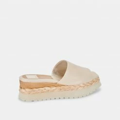 DOLCEVITA SANDALS FRANCY WEDGES SAND LEATHER