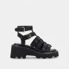DOLCEVITA GALORE SANDALS BLACK LEATHER