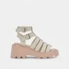 DOLCEVITA GALORE SANDALS IVORY LEATHER