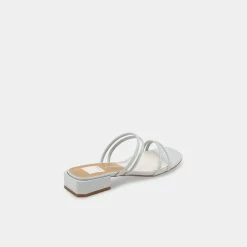 DOLCEVITA HAIZE SANDALS FRESCO EMBOSSED LEATHER