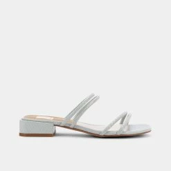 DOLCEVITA HAIZE SANDALS FRESCO EMBOSSED LEATHER