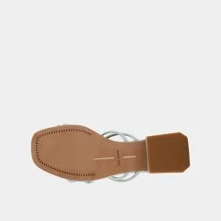 DOLCEVITA HAIZE SANDALS FRESCO EMBOSSED LEATHER