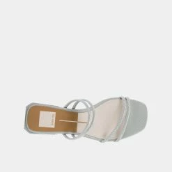 DOLCEVITA HAIZE SANDALS FRESCO EMBOSSED LEATHER