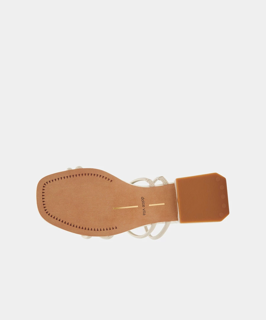 DOLCEVITA HAIZE SANDALS IVORY STELLA