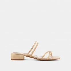 DOLCEVITA HAIZE SANDALS LT NATURAL RAFFIA