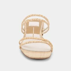 DOLCEVITA HAIZE SANDALS LT NATURAL RAFFIA