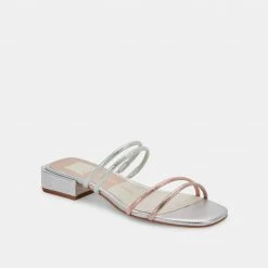 DOLCEVITA HAIZE SANDALS SILVER GOLD STELLA SUEDE