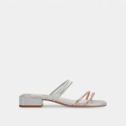 DOLCEVITA HAIZE SANDALS SILVER GOLD STELLA SUEDE