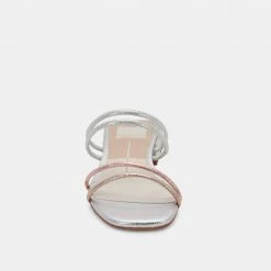 DOLCEVITA HAIZE SANDALS SILVER GOLD STELLA SUEDE