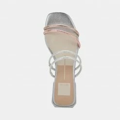 DOLCEVITA HAIZE SANDALS SILVER GOLD STELLA SUEDE