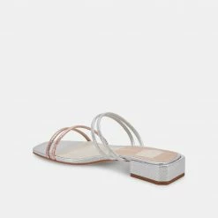 DOLCEVITA HAIZE SANDALS SILVER GOLD STELLA SUEDE