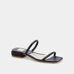 DOLCEVITA HELNA SANDALS BLACK LEATHER