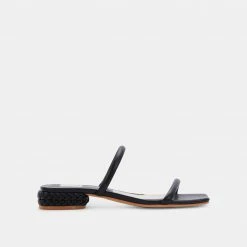 DOLCEVITA HELNA SANDALS BLACK LEATHER