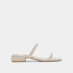 DOLCEVITA HELNA SANDALS IVORY LEATHER