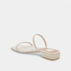 DOLCEVITA HELNA SANDALS IVORY LEATHER
