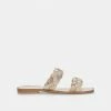 DOLCEVITA INDY SANDALS IVORY MULTI STELLA