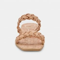 DOLCEVITA INDY SANDALS NATURAL CORK