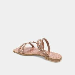 DOLCEVITA IZABEL STUDDED SANDALS CAFE STELLA