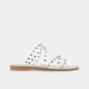 DOLCEVITA IZABEL STUDDED SANDALS CRYSTAL VINYL
