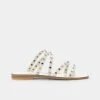 DOLCEVITA IZABEL STUDDED SANDALS OFF WHITE STELLA