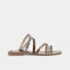 DOLCEVITA IZABEL WIDE SANDALS COGNAC MULTI COBRA SPOTTED STELLA