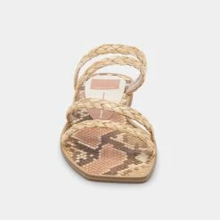DOLCEVITA IZABEL SANDALS LT NATURAL RAFFIA