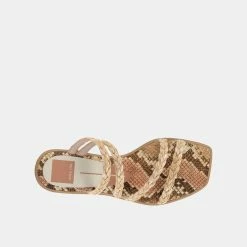 DOLCEVITA IZABEL SANDALS LT NATURAL RAFFIA