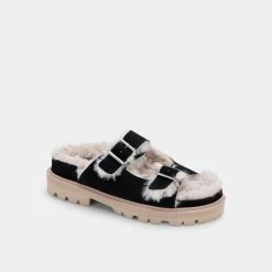 DOLCEVITA NEELO SANDALS BLACK NUBUCK