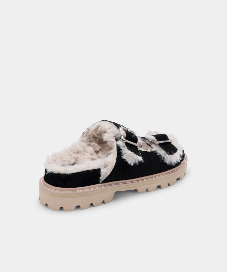 DOLCEVITA NEELO SANDALS BLACK NUBUCK