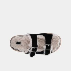 DOLCEVITA NEELO SANDALS BLACK NUBUCK