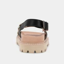 DOLCEVITA NILES SANDALS BLACK MULTI LEATHER