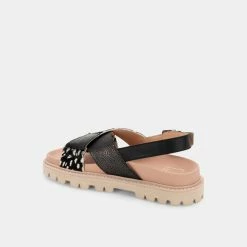 DOLCEVITA NILES SANDALS BLACK MULTI LEATHER