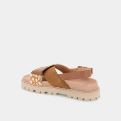 DOLCEVITA NILES SANDALS CARAMEL MULTI LEATHER