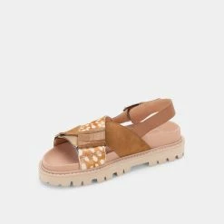 DOLCEVITA NILES SANDALS CARAMEL MULTI LEATHER