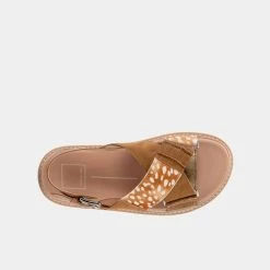 DOLCEVITA NILES SANDALS CARAMEL MULTI LEATHER
