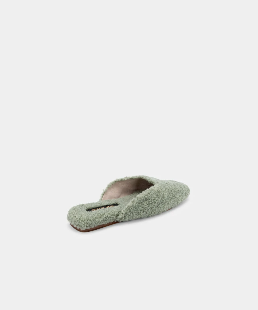 DOLCEVITA FLATS SAYDEE SLIPPERS JADE PLUSH