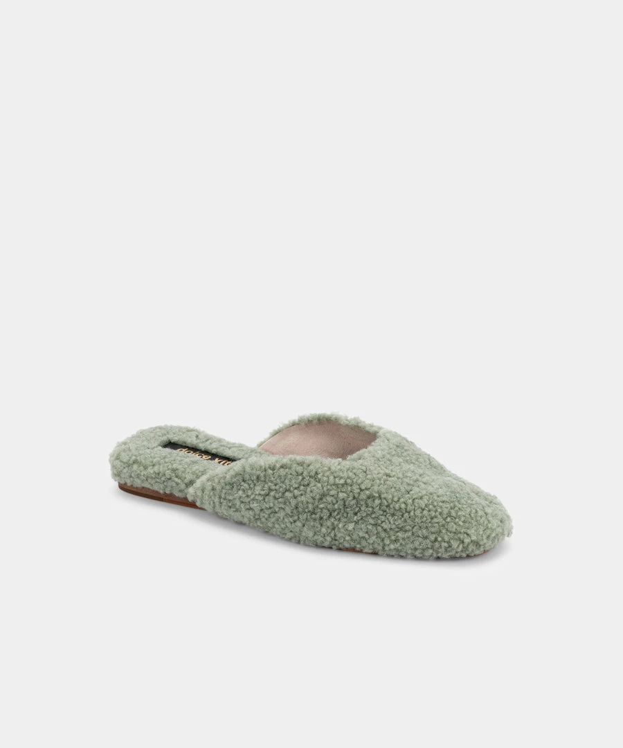 DOLCEVITA FLATS SAYDEE SLIPPERS JADE PLUSH