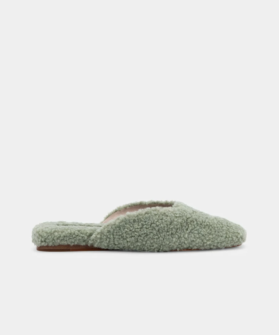 DOLCEVITA FLATS SAYDEE SLIPPERS JADE PLUSH