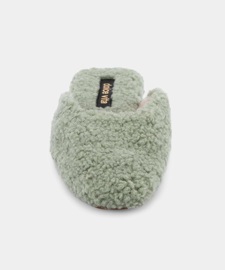 DOLCEVITA FLATS SAYDEE SLIPPERS JADE PLUSH