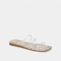 DOLCEVITA VINNY VINYL SANDALS CRYSTAL VINYL