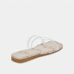 DOLCEVITA VINNY VINYL SANDALS CRYSTAL VINYL