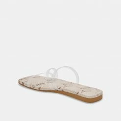 DOLCEVITA VINNY VINYL SANDALS CRYSTAL VINYL